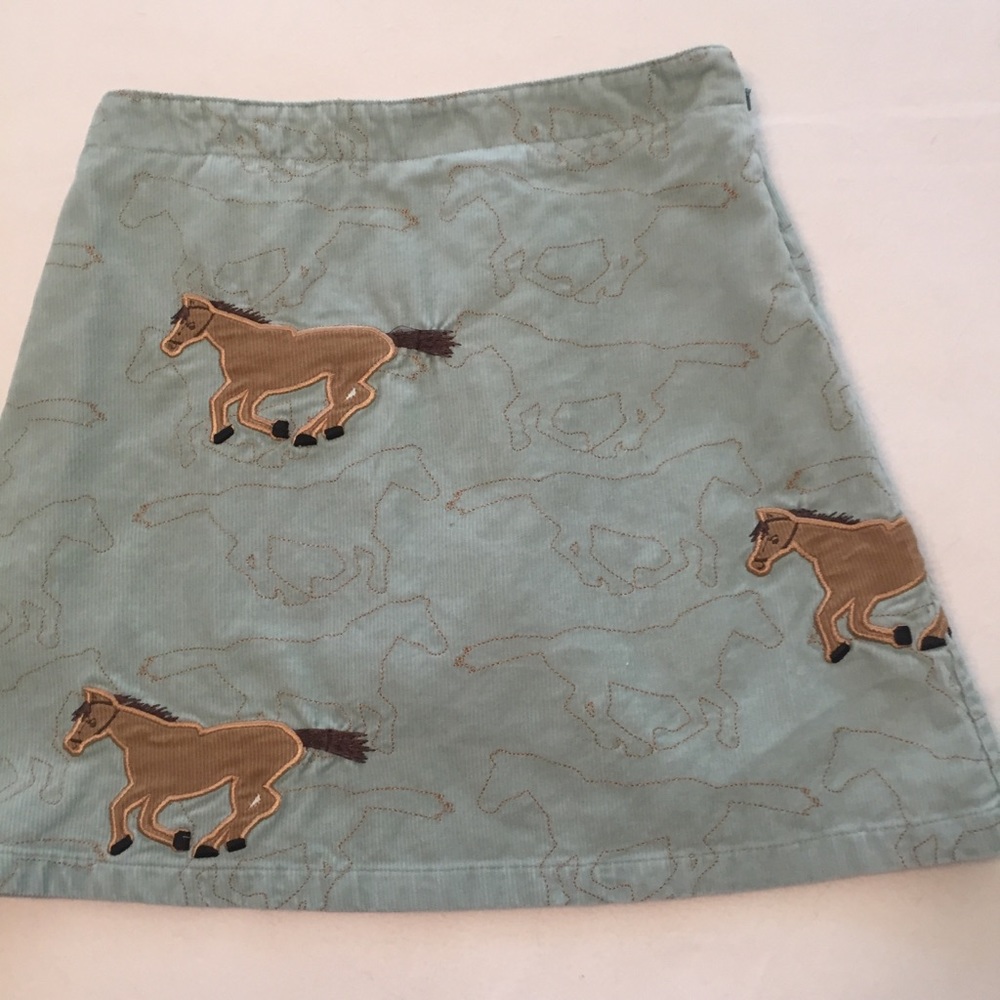 Lands End Corduroy Horse Skirt. size 12 - Picture 2 of 7